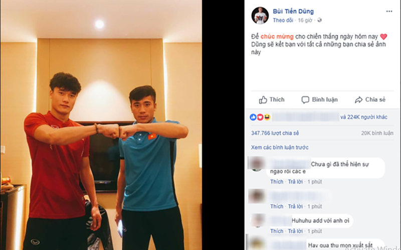 Ăn theo độ hot của thủ môn Tiến Dũng, nhiều trang MXH giả mạo được lập ra khiến bao chị em mắc lừa